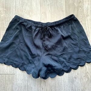 Black Silky Shorts